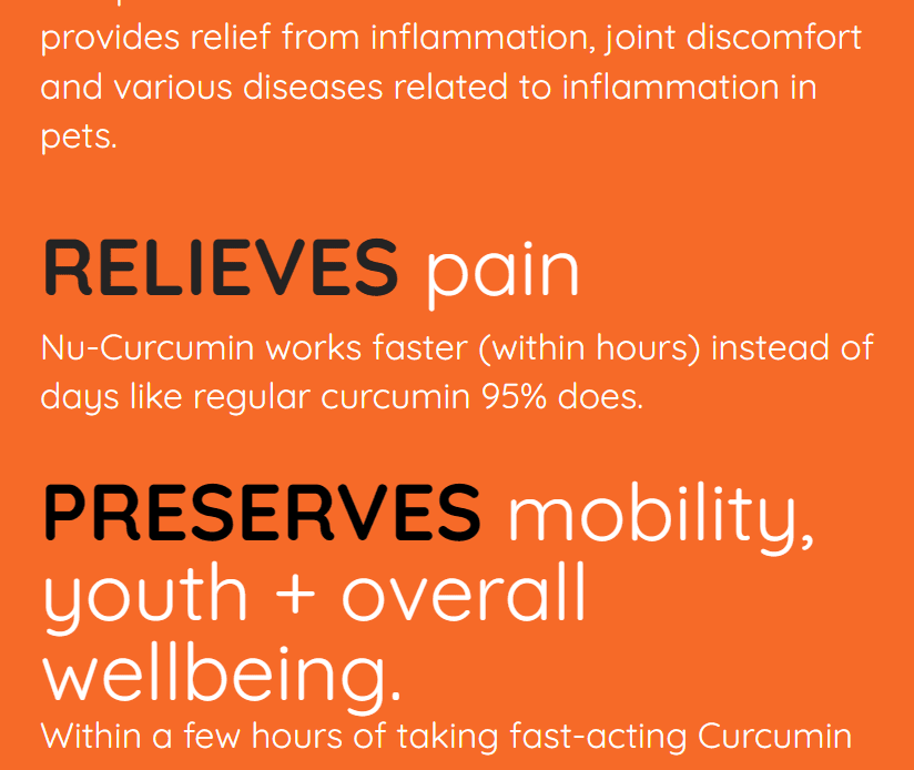 infographic for curcumin